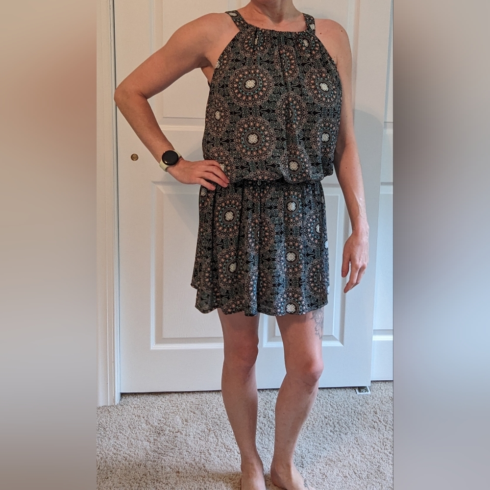 NWT | Collective Concepts | Arlette Dress | Blue & Black | M